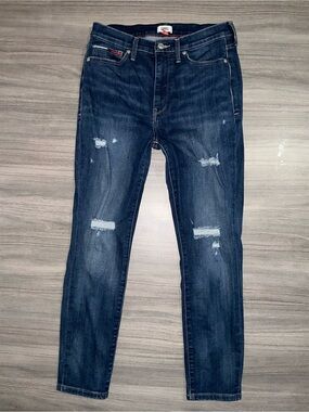 Tommy Hilfiger Tommy Jeans High Rise Distressed Skinny Jeans - Size 10 / W30